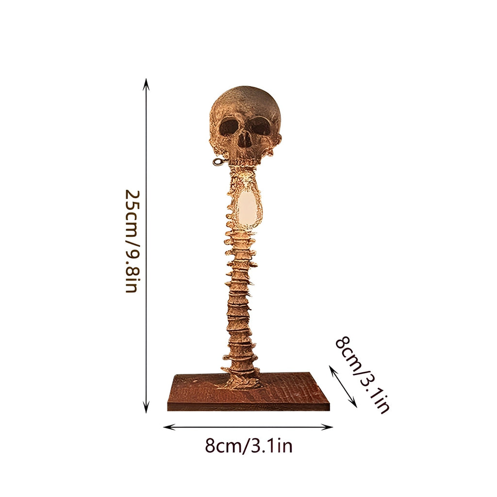 Nightshade Spine And Skull Lamp For Spooky Home Decor | Temsk