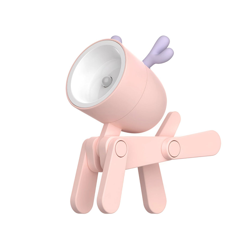 BlossomClip Clip-On LED USB Desk Lamp In Pink With Flexible Arm | Temsk