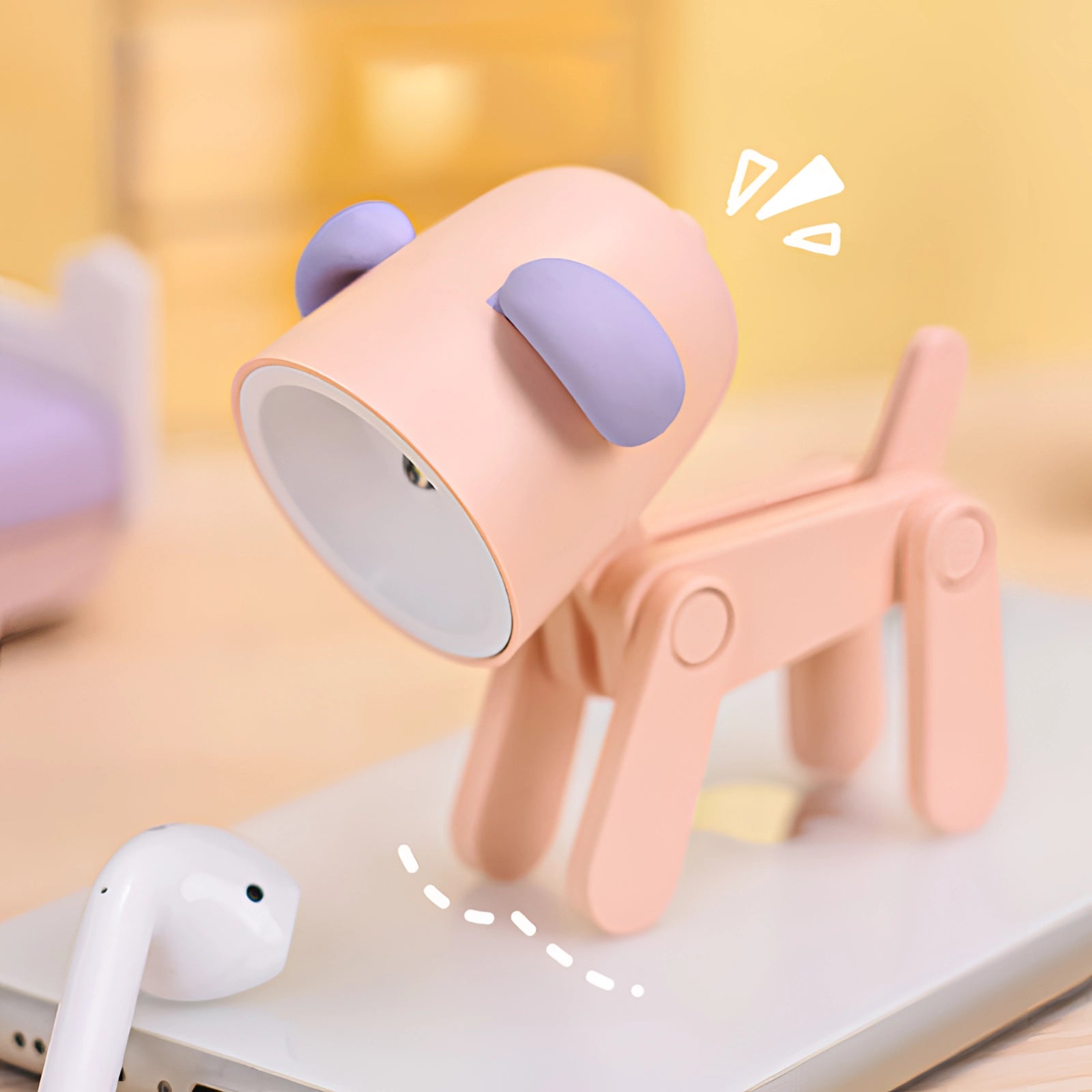 BlossomClip Clip-On LED USB Desk Lamp In Pink With Flexible Arm | Temsk