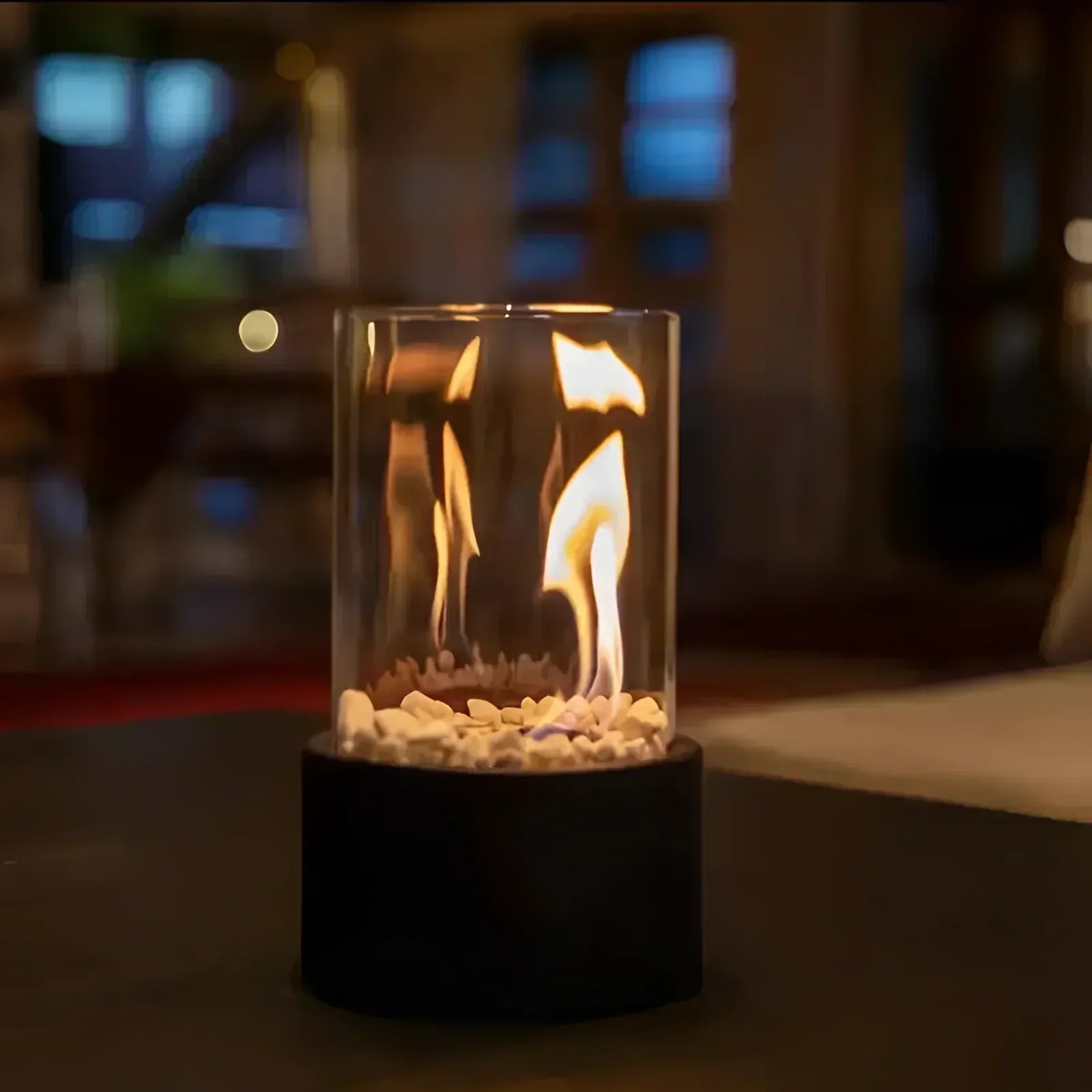 Aurea Portable Bioethanol Fireplace With Ventless Design For Indoor And Outdoor Use | Temsk