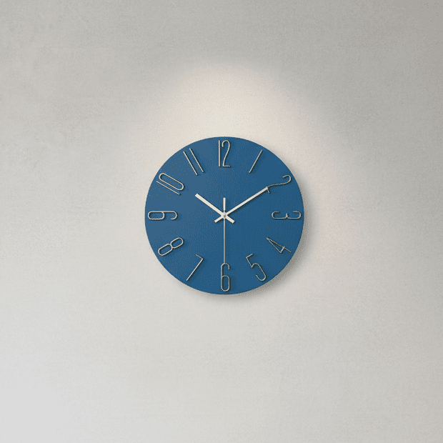 Serene Clock Modern Minimalist Wall Clock With Silent Movement | Temsk