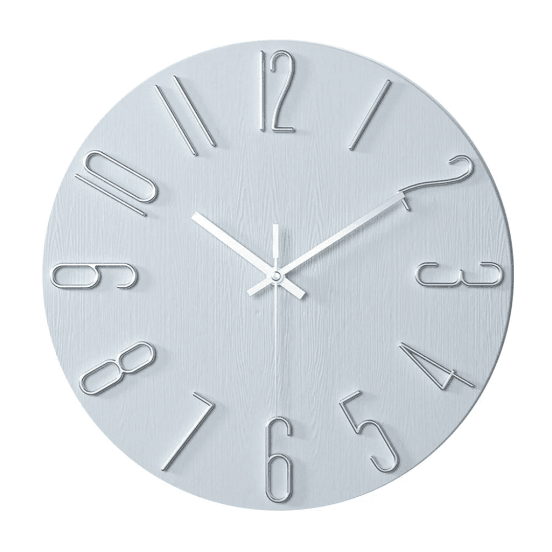 Serene Clock Modern Minimalist Wall Clock With Silent Movement | Temsk