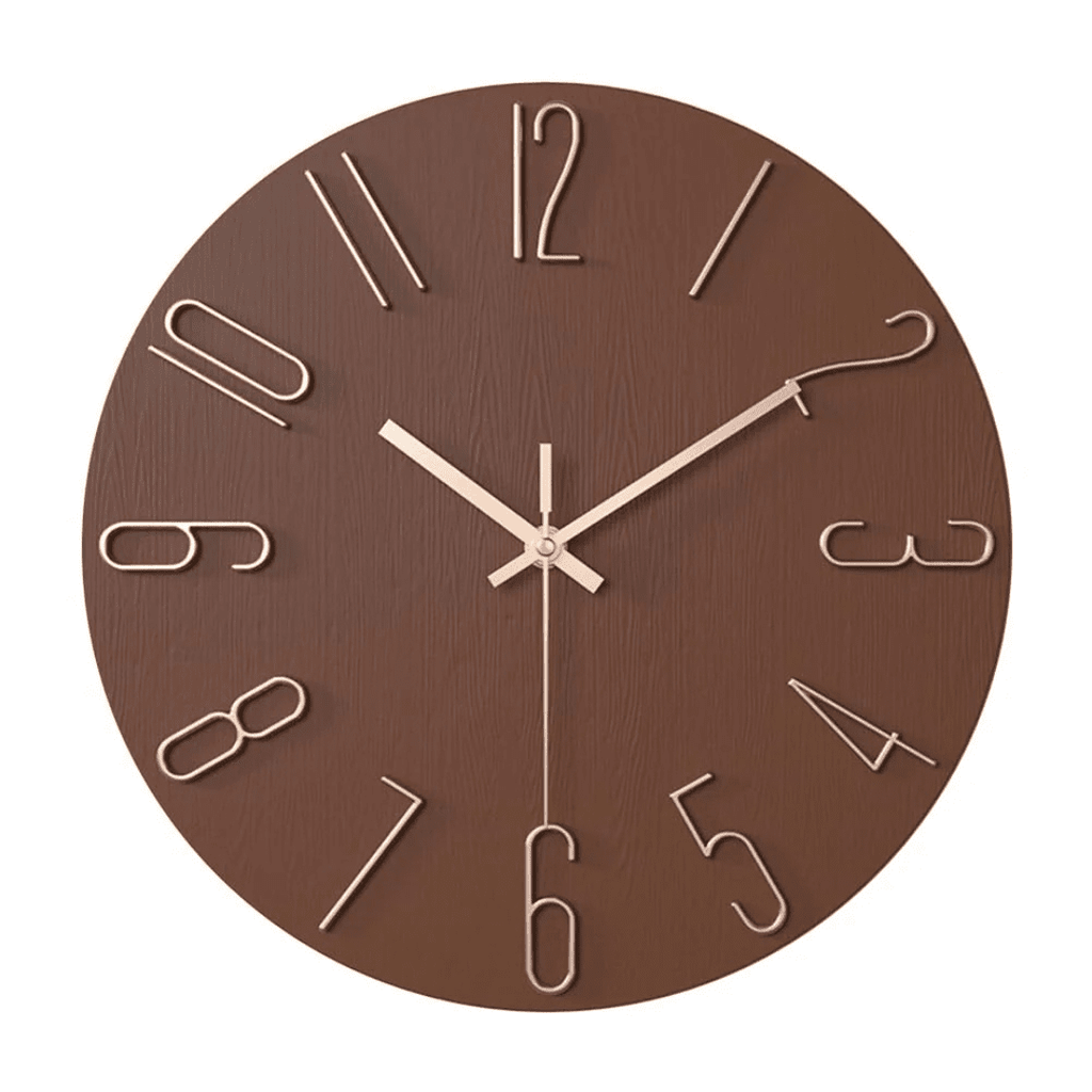 Serene Clock Modern Minimalist Wall Clock With Silent Movement | Temsk