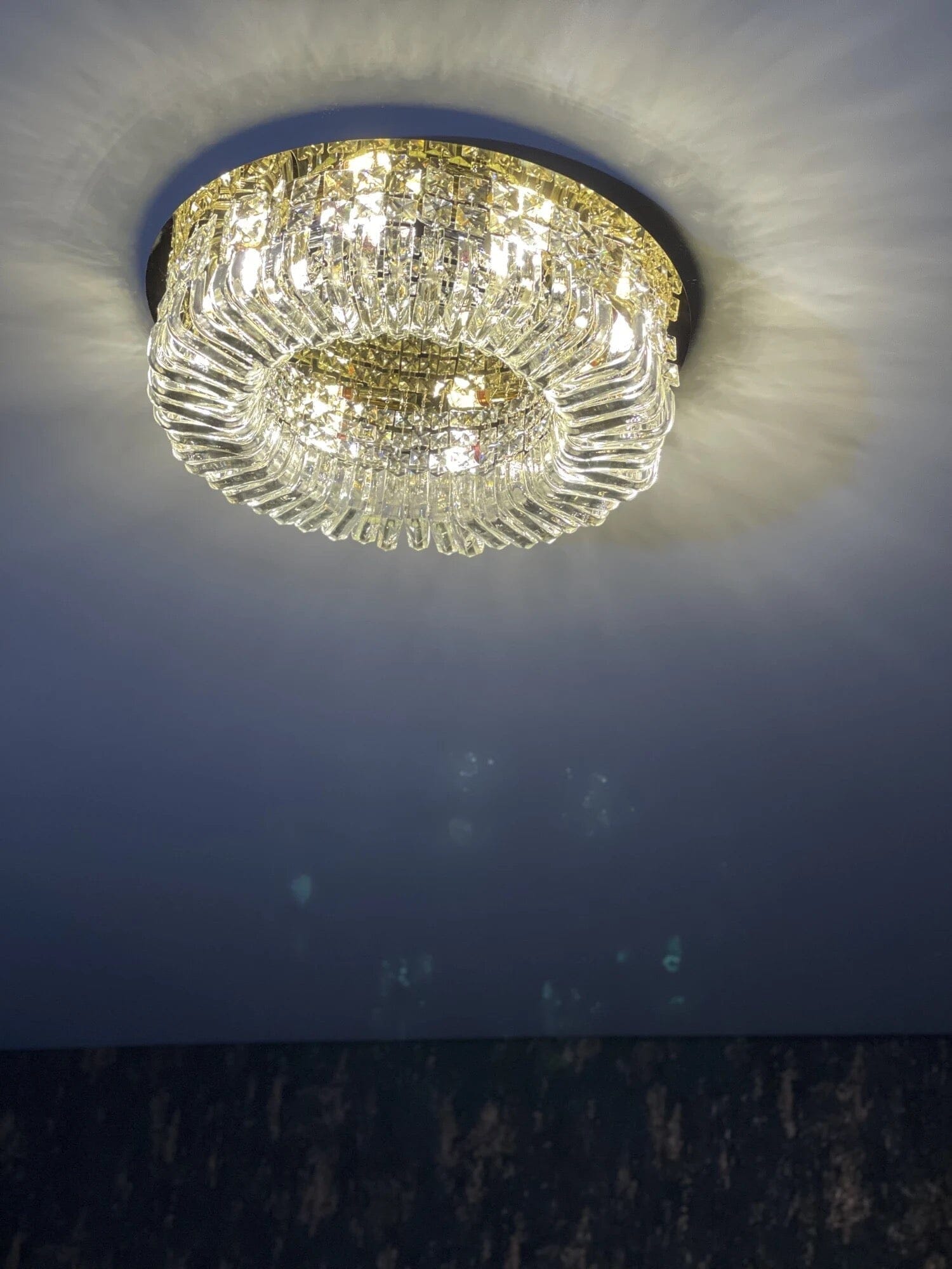 Aurelia Ring Crystal Chandelier for Elegant Hallways and Living Areas | Temsk