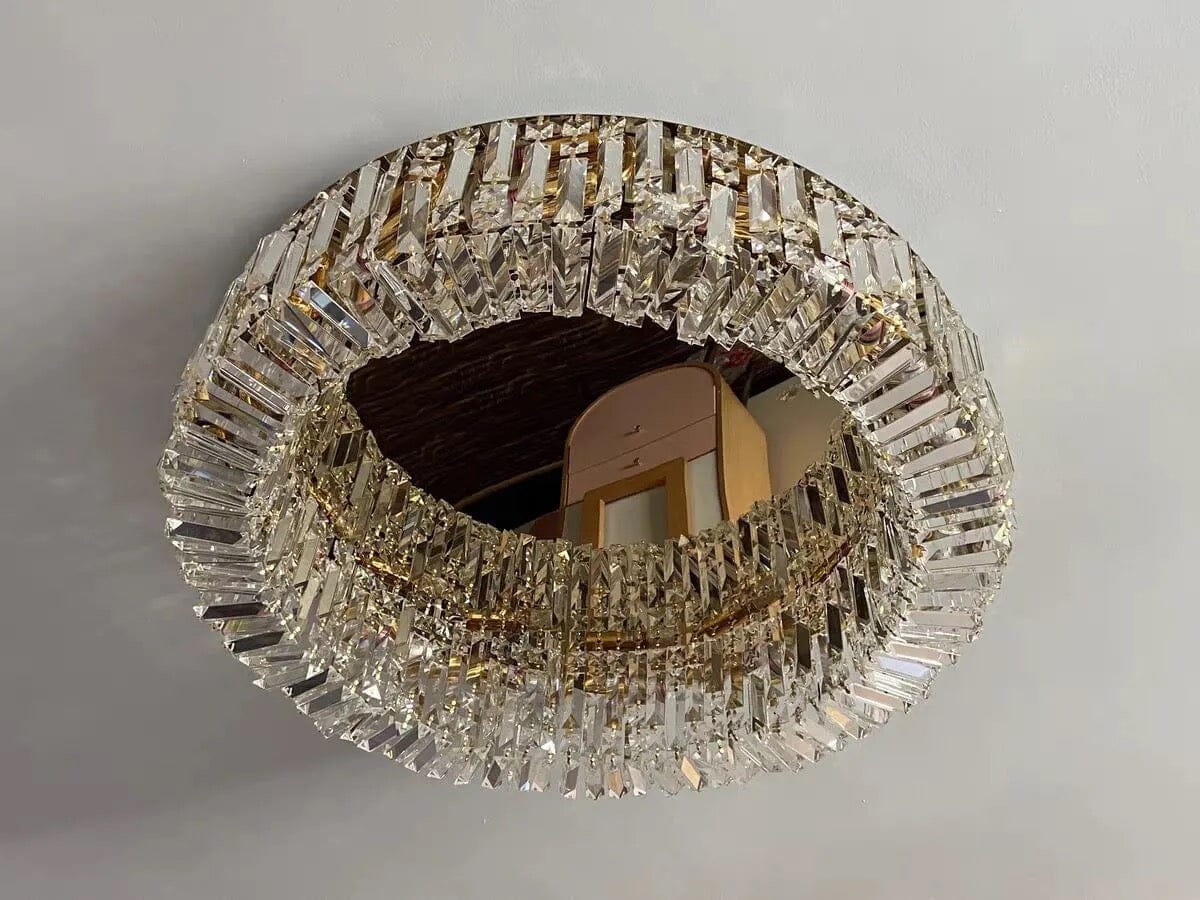 Aurelia Ring Crystal Chandelier for Elegant Hallways and Living Areas | Temsk
