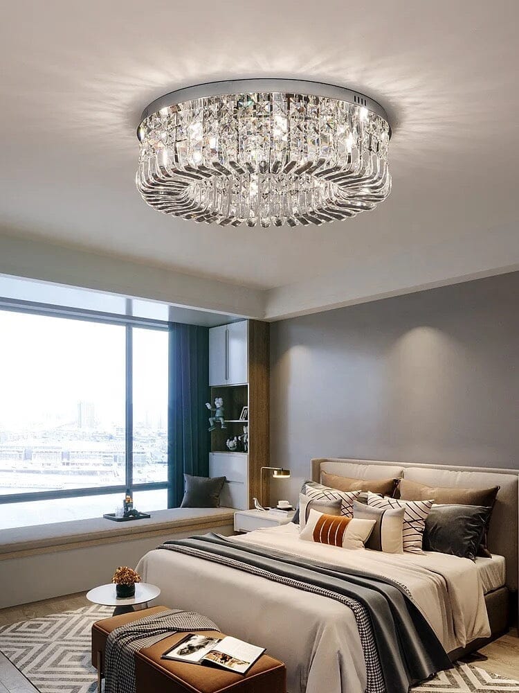 Aurelia Ring Crystal Chandelier for Elegant Hallways and Living Areas | Temsk
