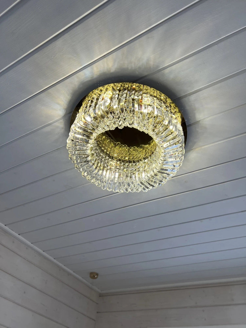 Aurelia Ring Crystal Chandelier for Elegant Hallways and Living Areas | Temsk