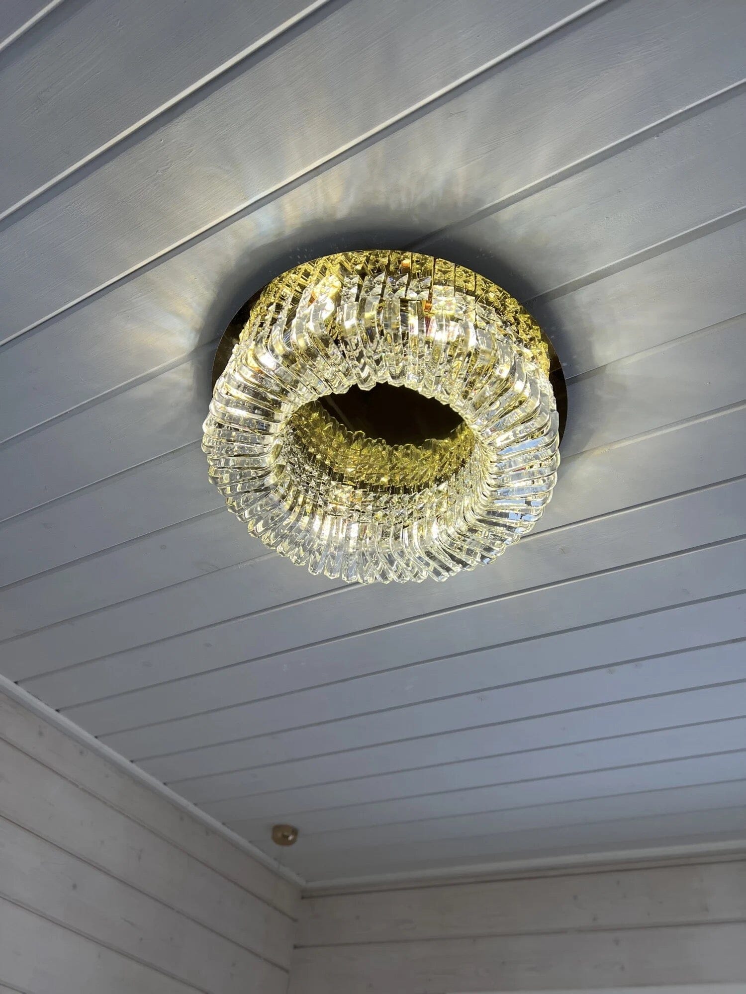 Aurelia Ring Crystal Chandelier for Elegant Hallways and Living Areas | Temsk