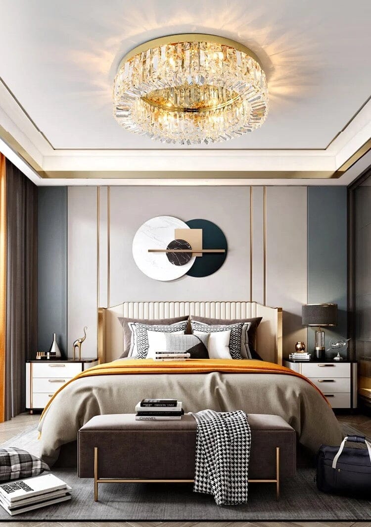 Aurelia Ring Crystal Chandelier for Elegant Hallways and Living Areas | Temsk