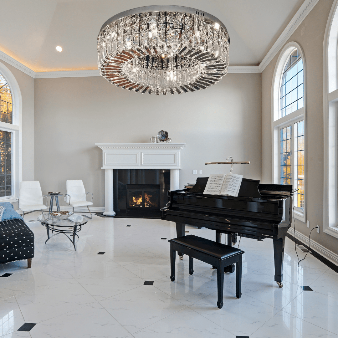 Aurelia Ring Crystal Chandelier for Elegant Hallways and Living Areas | Temsk