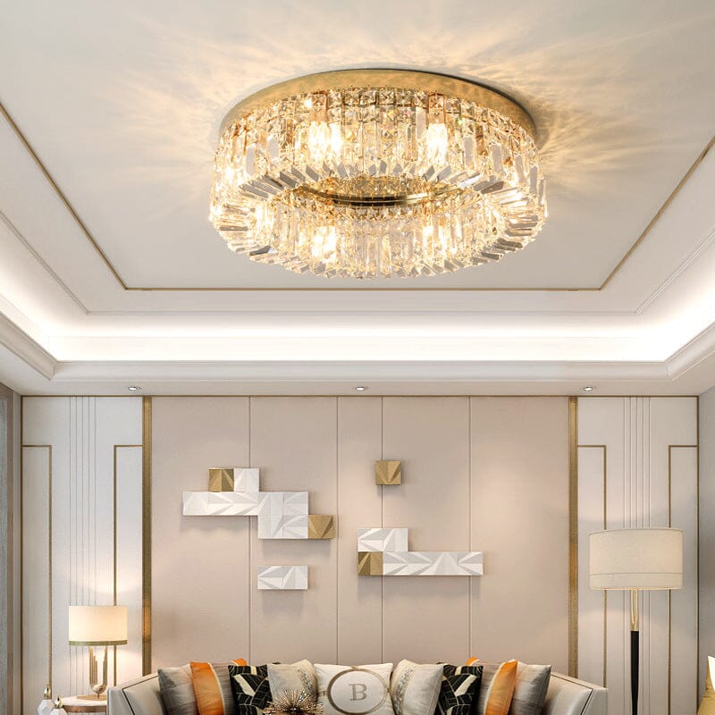 Aurelia Ring Crystal Chandelier for Elegant Hallways and Living Areas | Temsk