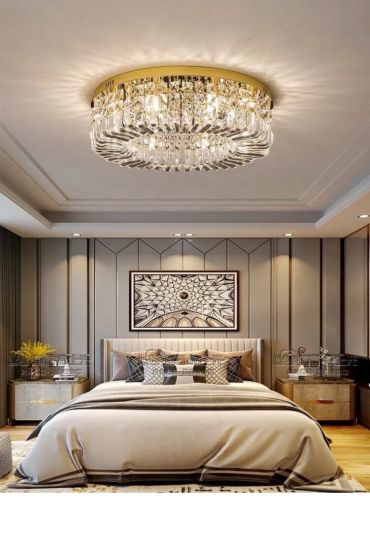 Aurelia Ring Crystal Chandelier for Elegant Hallways and Living Areas | Temsk