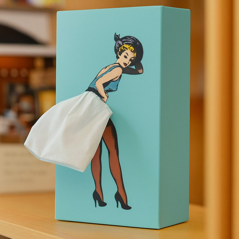 Whimsical Dancing Figurine Tissue Holder For Home Decor | Temsk