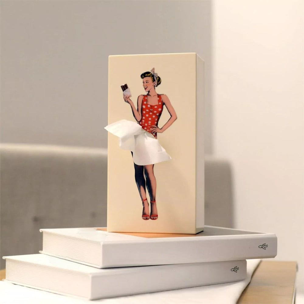 Whimsical Dancing Figurine Tissue Holder For Home Decor | Temsk