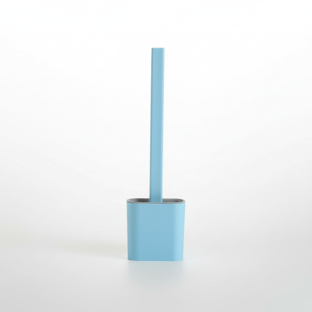Flexible Silicone Toilet Brush With Wall Mount Holder | Temsk