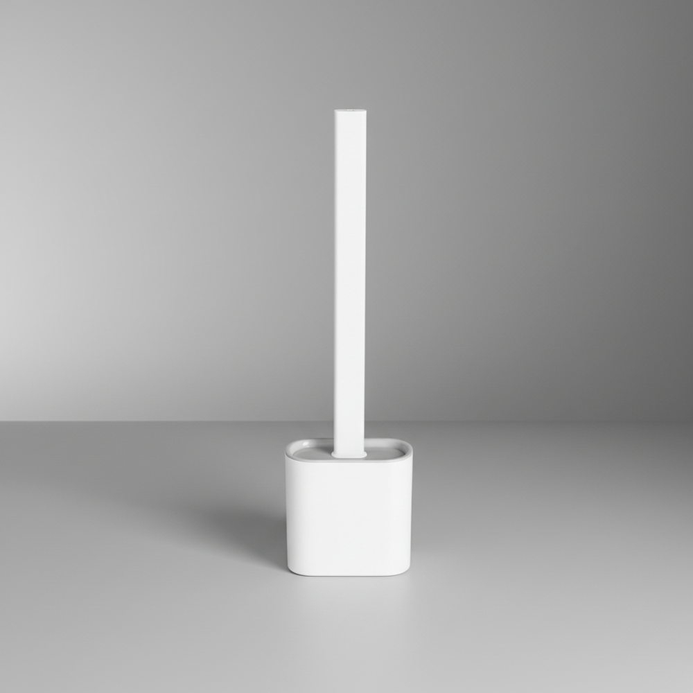Flexible Silicone Toilet Brush With Wall Mount Holder | Temsk