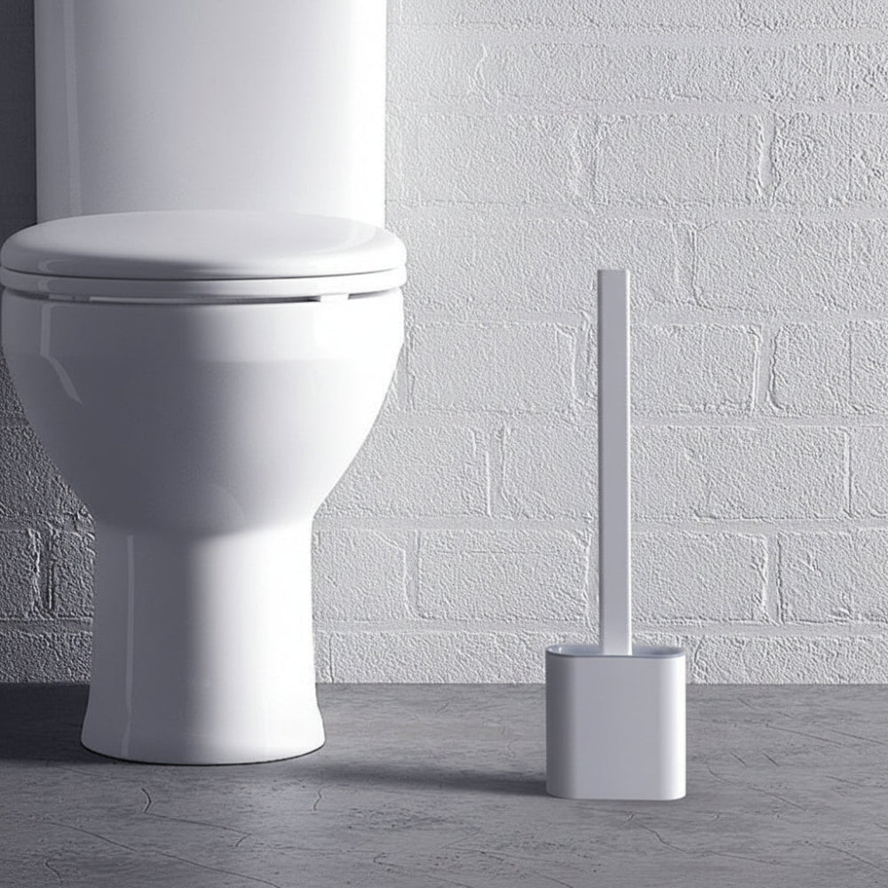 Flexible Silicone Toilet Brush With Wall Mount Holder | Temsk