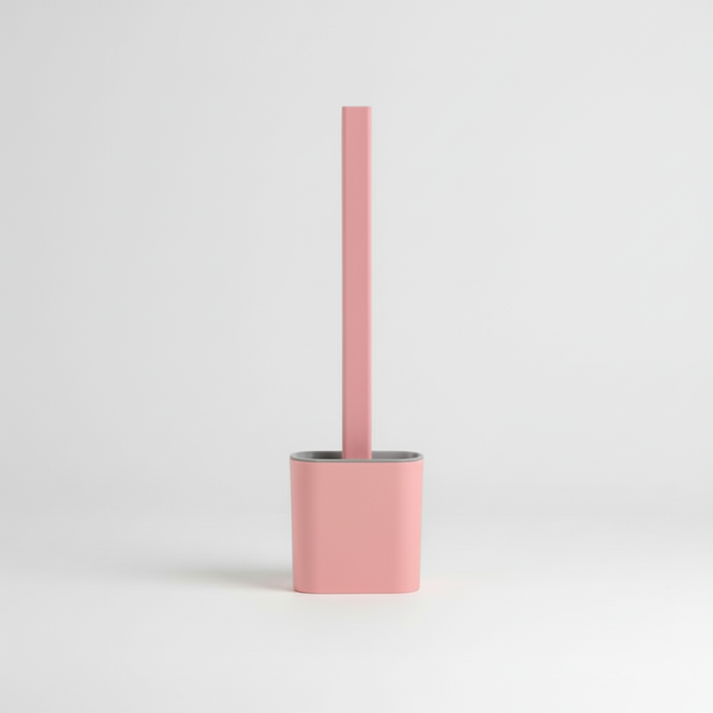 Flexible Silicone Toilet Brush With Wall Mount Holder | Temsk