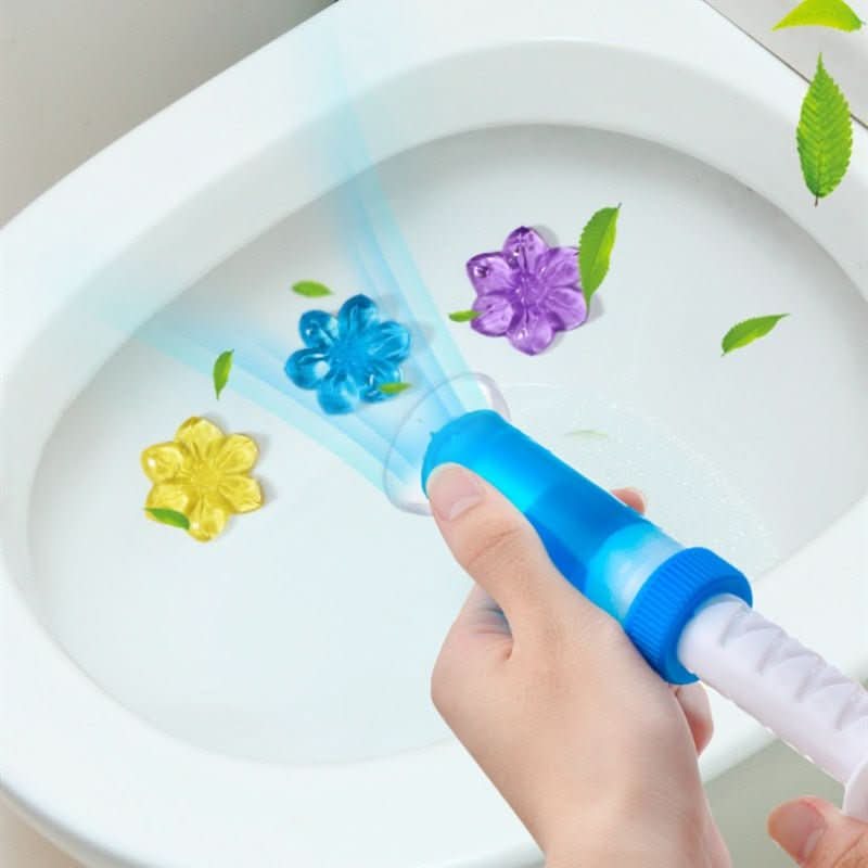 BlossomEase Duo Čistič toalety a osvěžovač vzduchu s dlouhotrvající květinovou vůní | Temsk