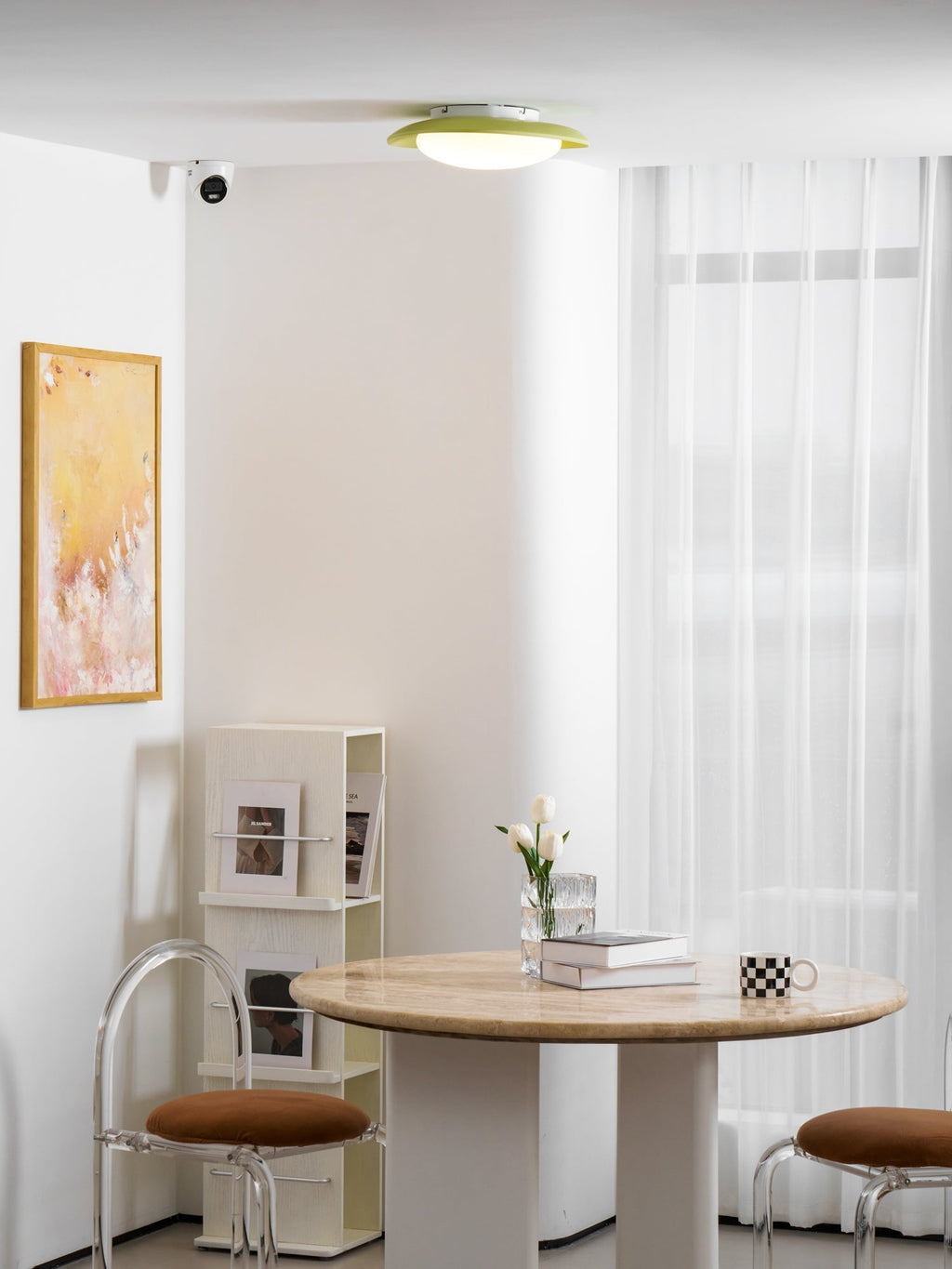 Harpol oval loftslampe, dæmpbar LED, grøn eller beige, 3000K-6000K, 36 cm eller 46 cm | Temsk