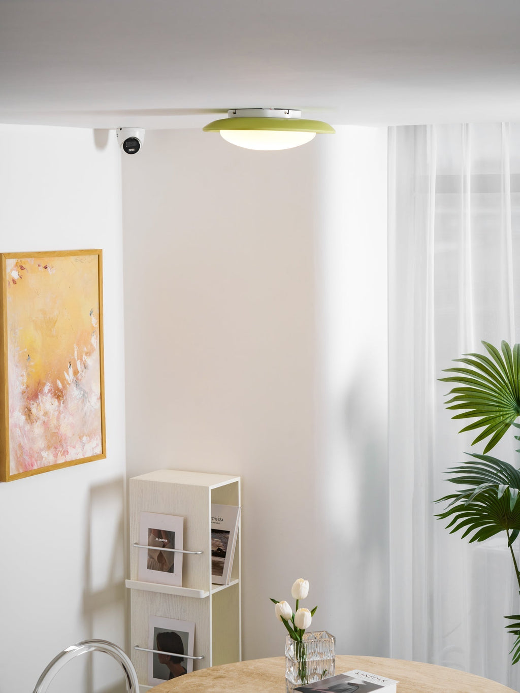 Harpol oval loftslampe, dæmpbar LED, grøn eller beige, 3000K-6000K, 36 cm eller 46 cm | Temsk