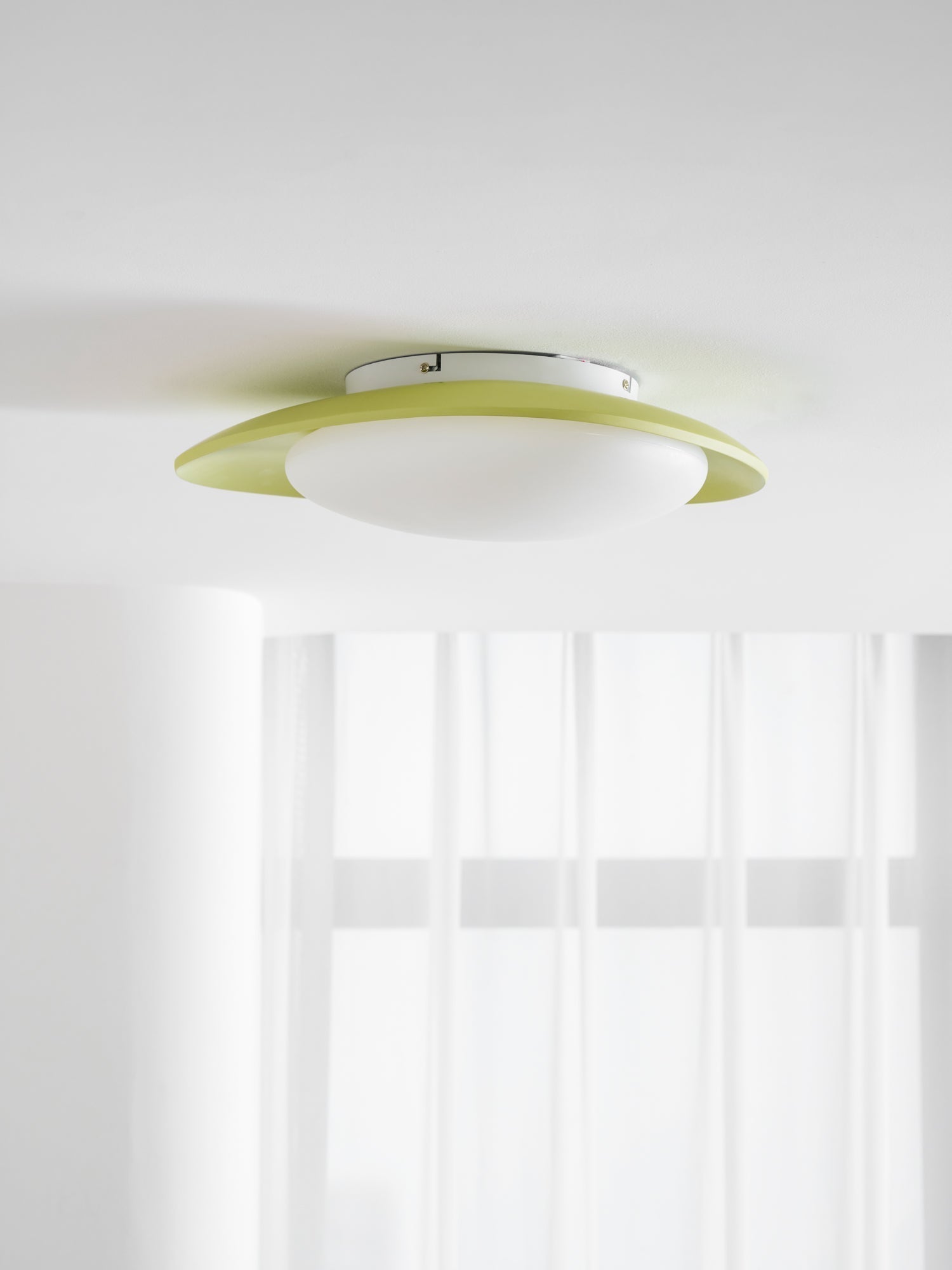 Harpol oval loftslampe, dæmpbar LED, grøn eller beige, 3000K-6000K, 36 cm eller 46 cm | Temsk