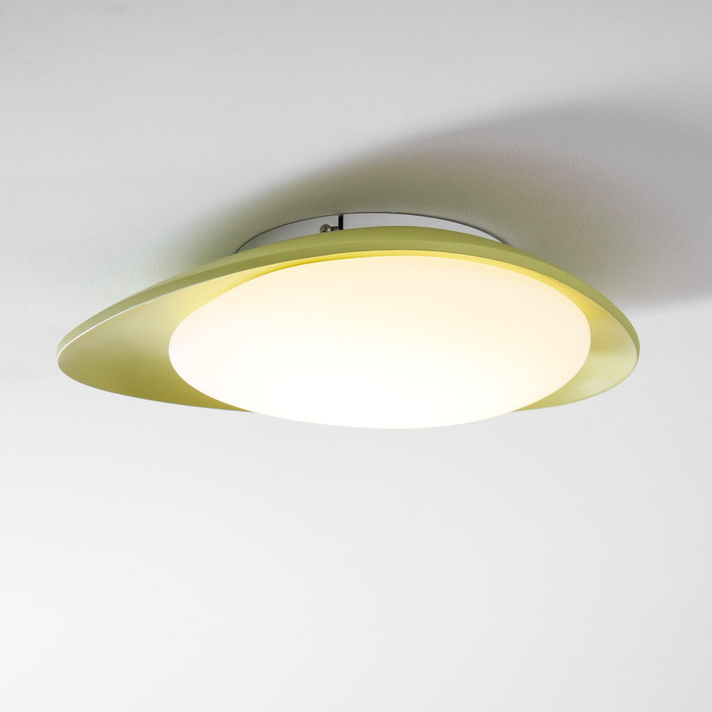 Harpol oval loftslampe, dæmpbar LED, grøn eller beige, 3000K-6000K, 36 cm eller 46 cm | Temsk