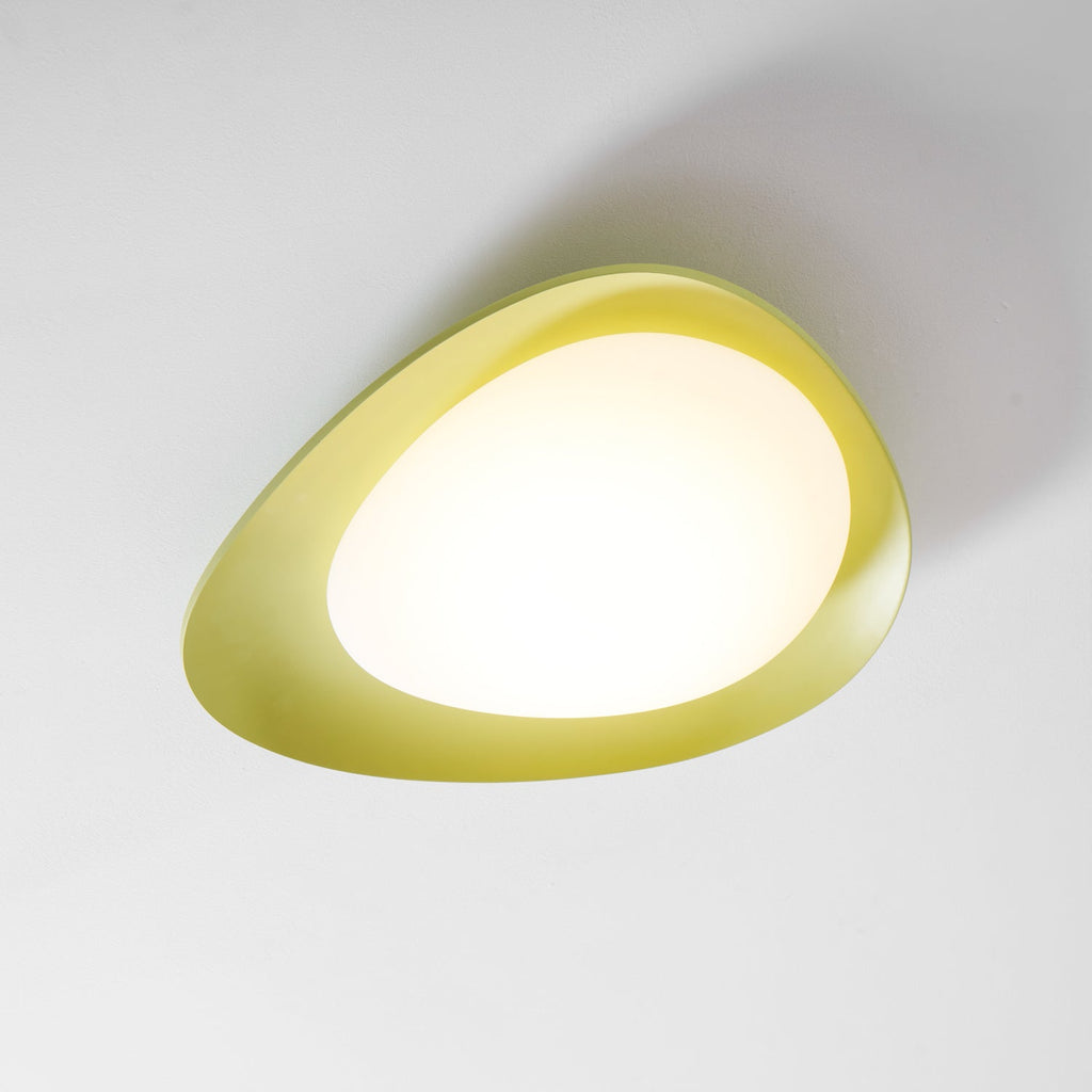 Harpol oval loftslampe, dæmpbar LED, grøn eller beige, 3000K-6000K, 36 cm eller 46 cm | Temsk