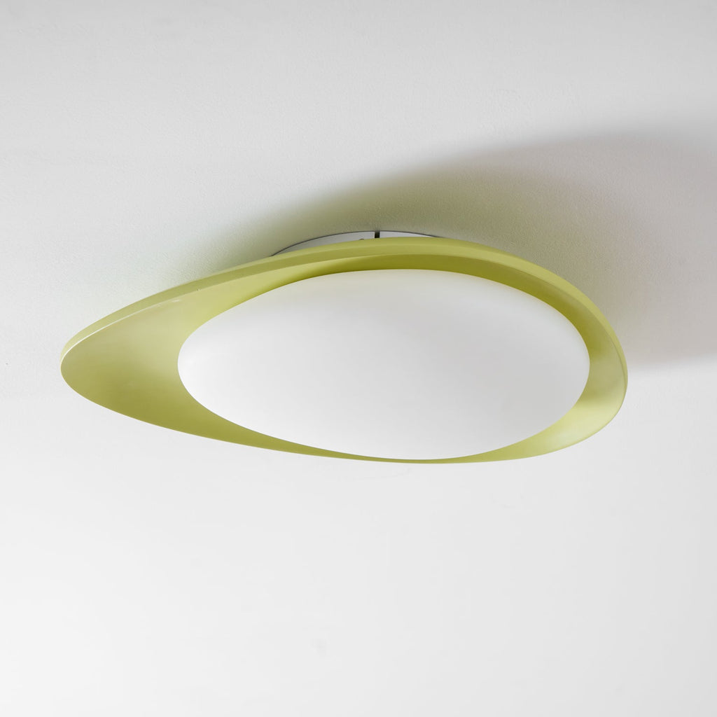Harpol oval loftslampe, dæmpbar LED, grøn eller beige, 3000K-6000K, 36 cm eller 46 cm | Temsk