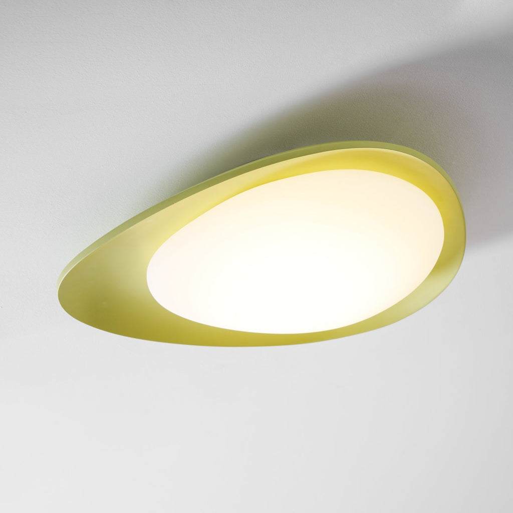 Harpol oval loftslampe, dæmpbar LED, grøn eller beige, 3000K-6000K, 36 cm eller 46 cm | Temsk