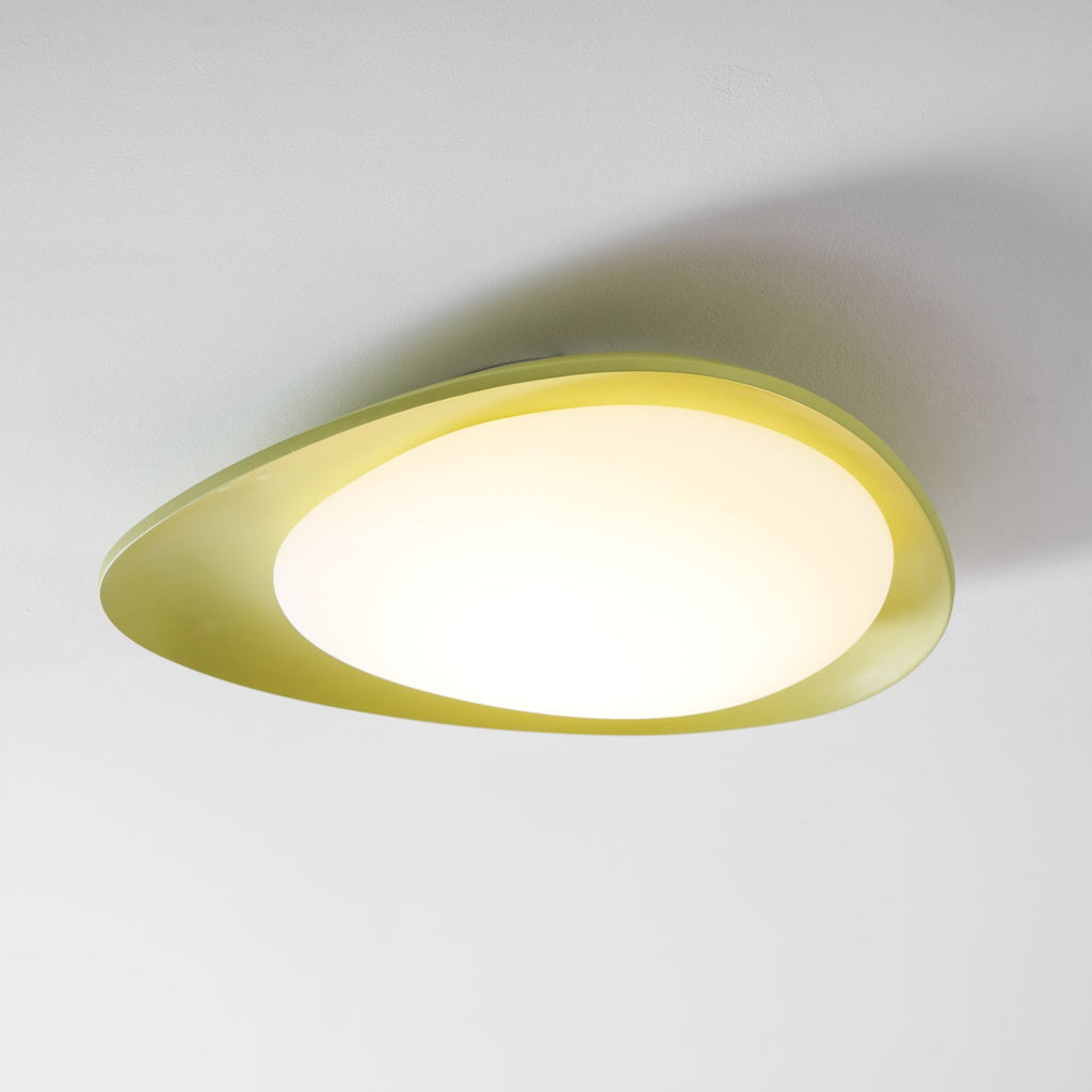 Harpol oval loftslampe, dæmpbar LED, grøn eller beige, 3000K-6000K, 36 cm eller 46 cm | Temsk