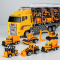 Alloy Mini Truck Carrier Set For Construction Play Vehicles Kit | Temsk