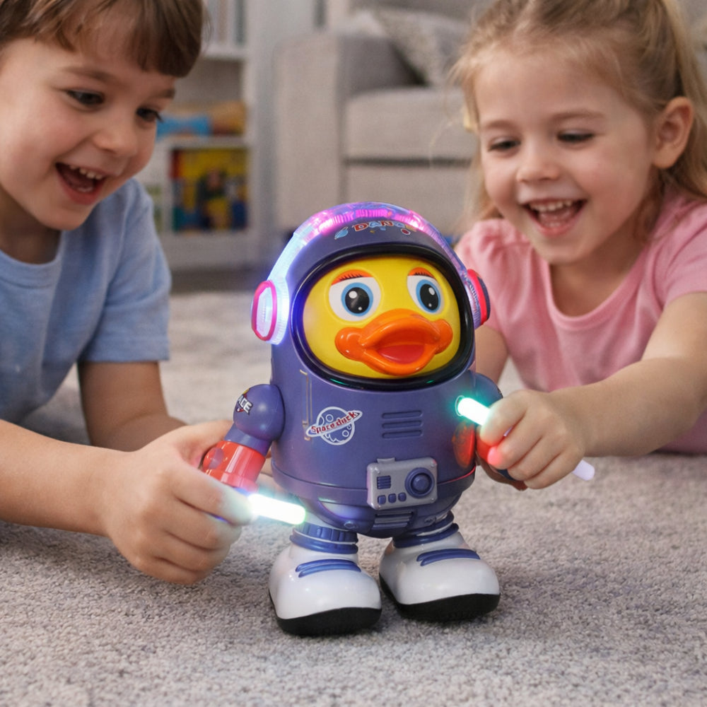 Astronaut Duck Interactive Musical Toy That Dances With Lights And Sound | Temsk