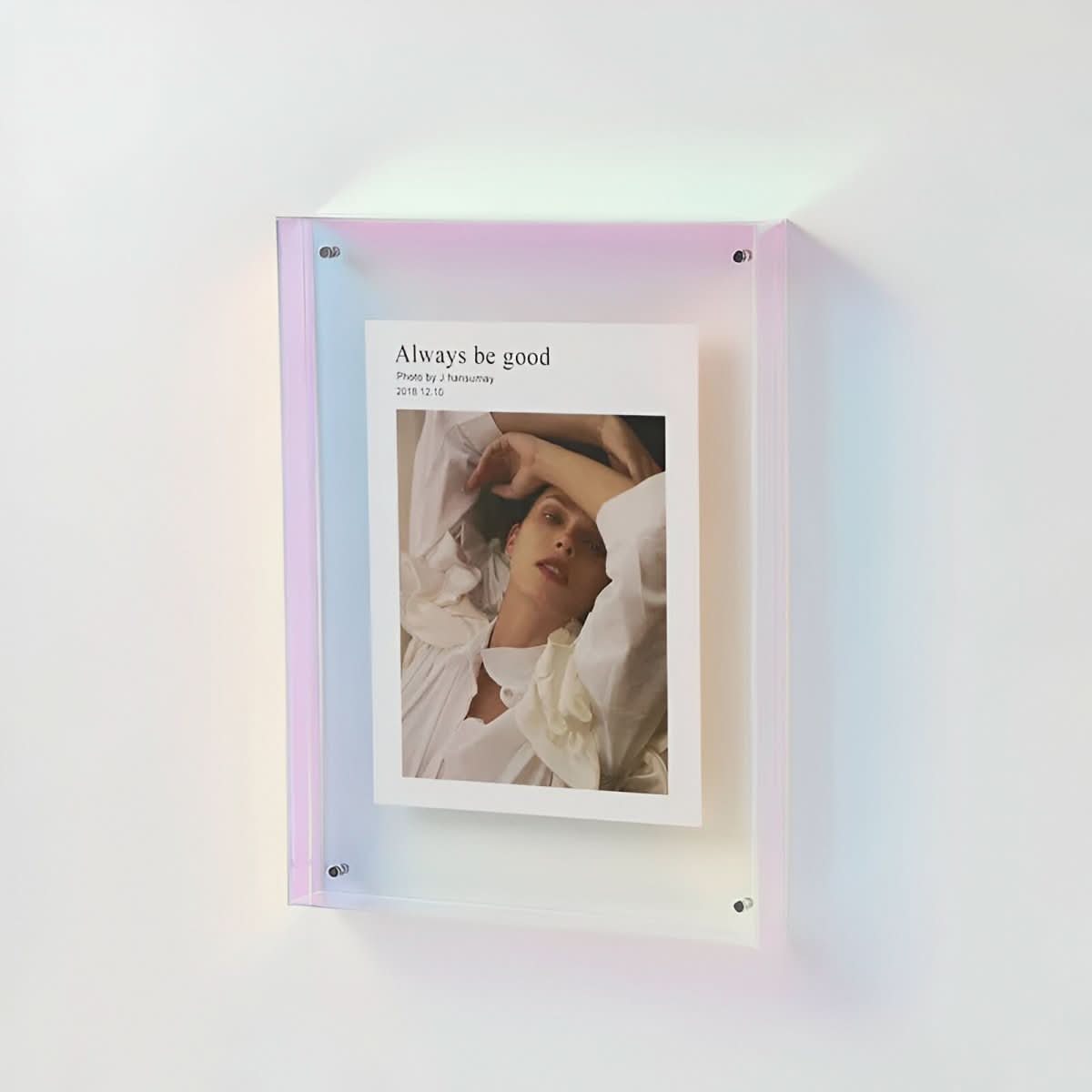 AuroraFrame Clear Acrylic Picture Frame For Modern Display | Temsk