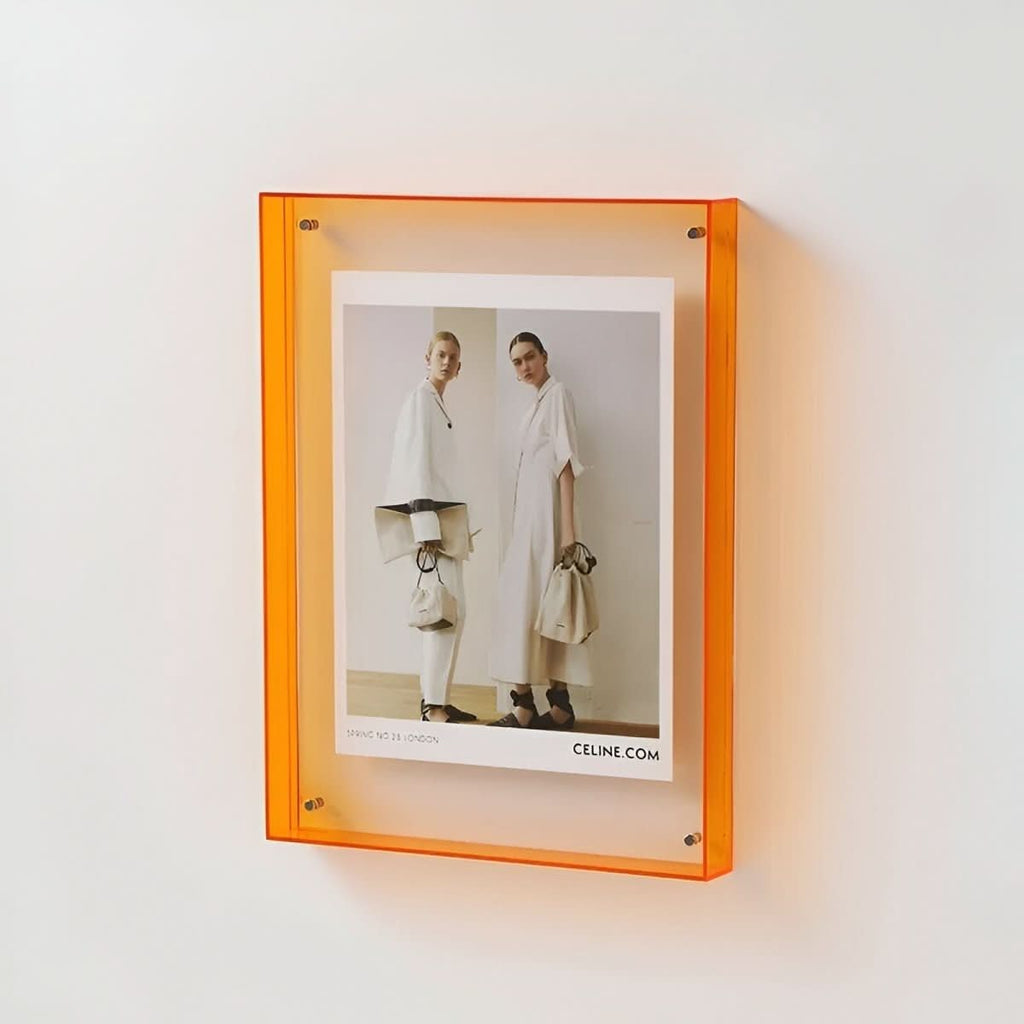 AuroraFrame Clear Acrylic Picture Frame For Modern Display | Temsk