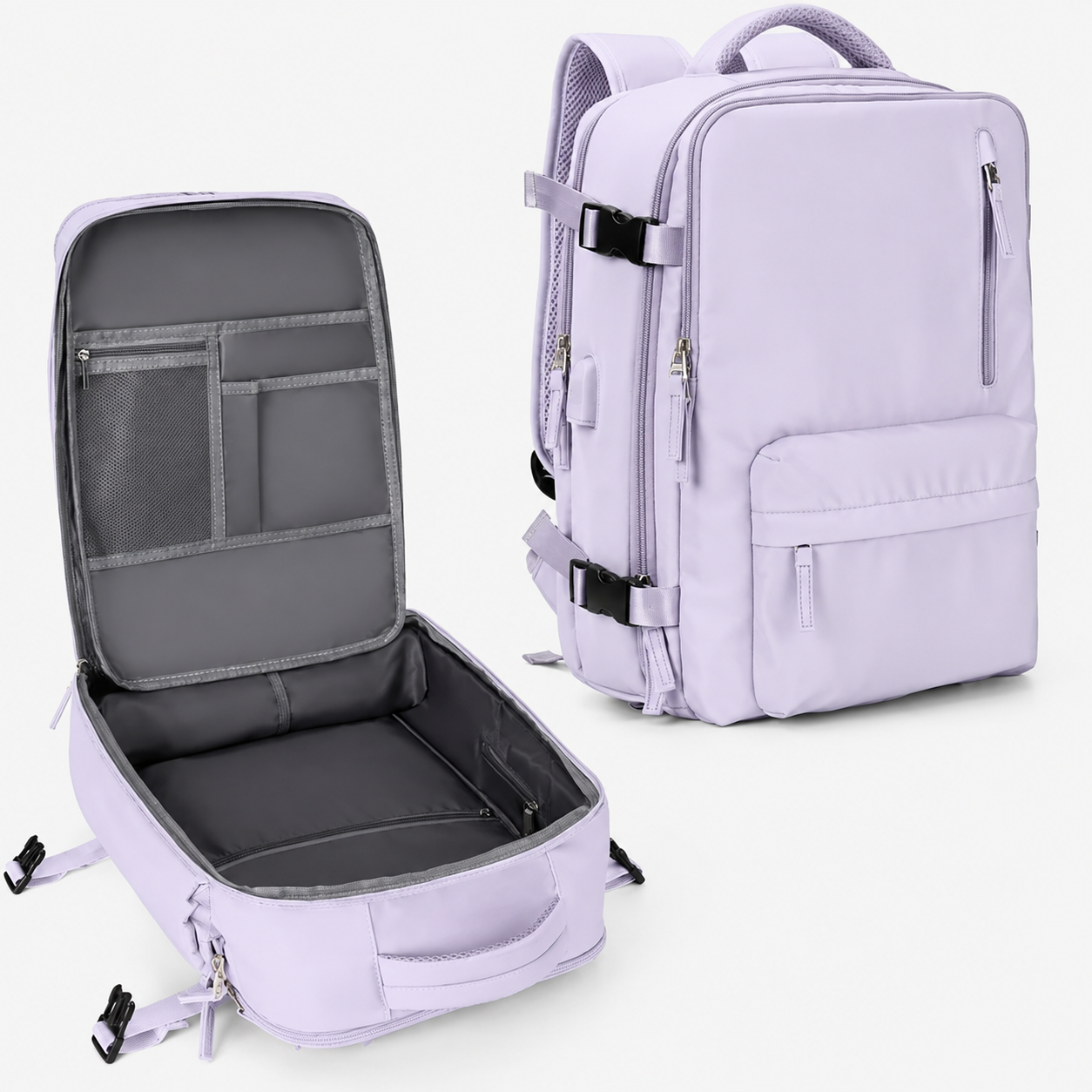 Reiserucksack mit Laptopfach und Schuhfach zum Mitnehmen | Temsk
