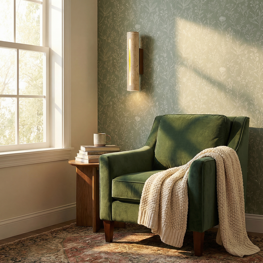 TerraLume Elegant Natural Wall Sconce for Ambient Illumination | Temsk