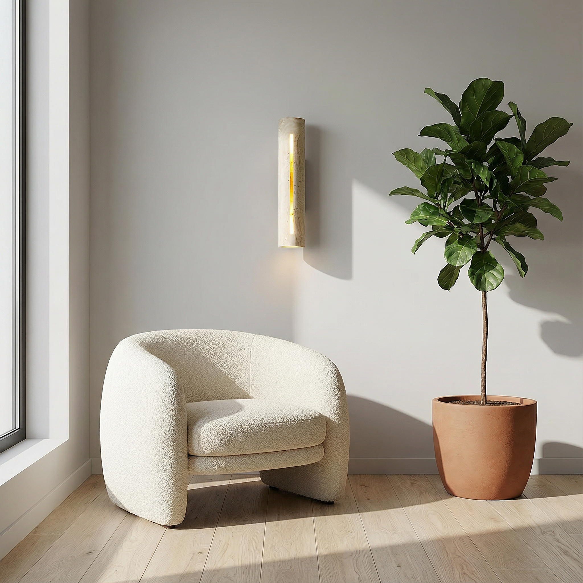 TerraLume Elegant Natural Wall Sconce for Ambient Illumination | Temsk