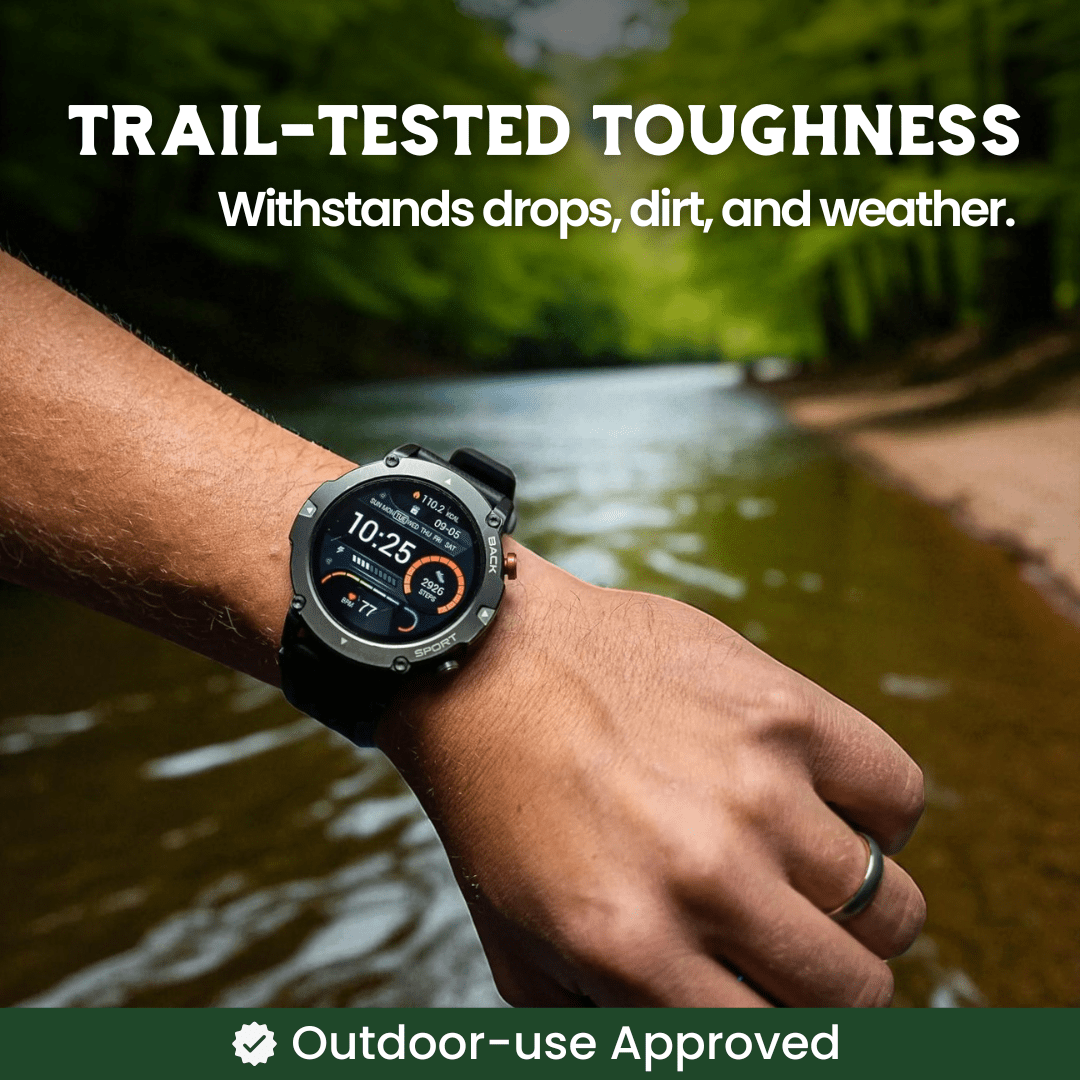 RidgeNova X Outdoor Smartwatch With GPS, Compass And Health Monitoring | Temsk