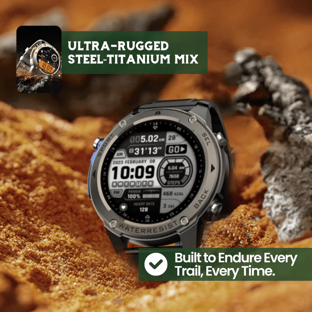 RidgeNova X Outdoor Smartwatch With GPS, Compass And Health Monitoring | Temsk
