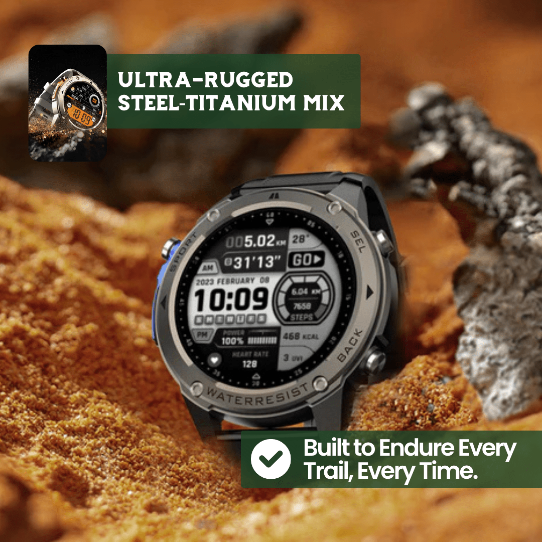RidgeNova X Outdoor Smartwatch With GPS, Compass And Health Monitoring | Temsk
