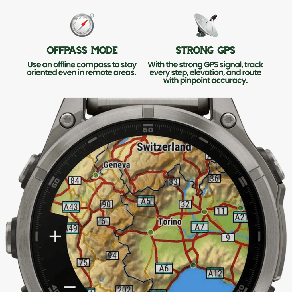 RidgeNova X Outdoor Smartwatch With GPS, Compass And Health Monitoring | Temsk