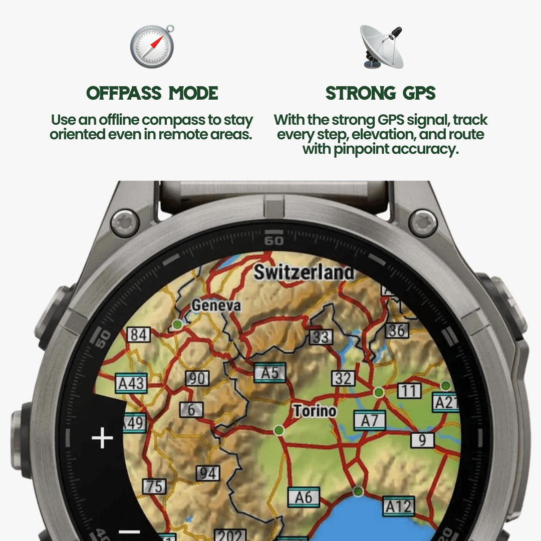 RidgeNova X Outdoor Smartwatch With GPS, Compass And Health Monitoring | Temsk