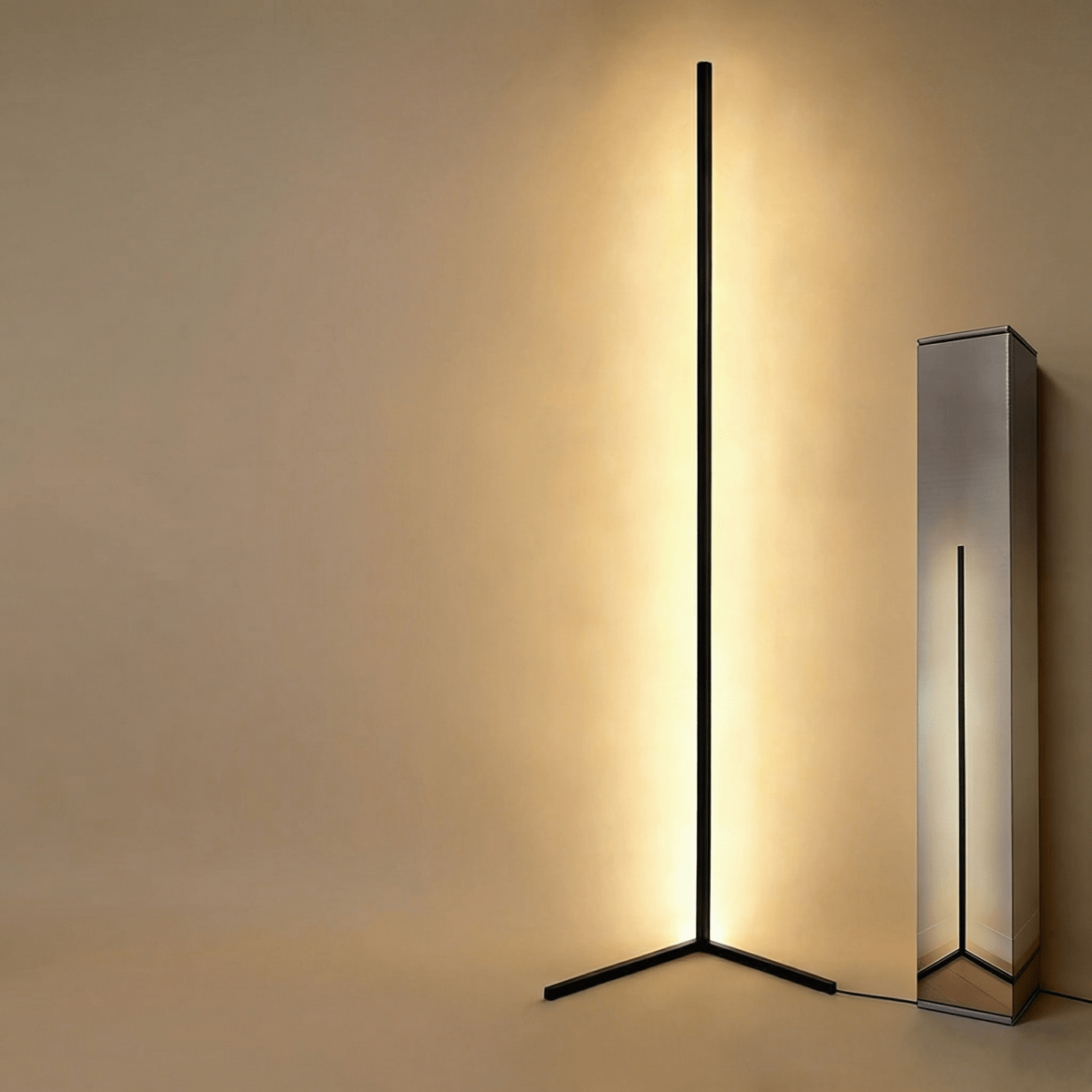 Nordic Style Tri Color LED Floor Lamp With Remote Dimming | Temsk