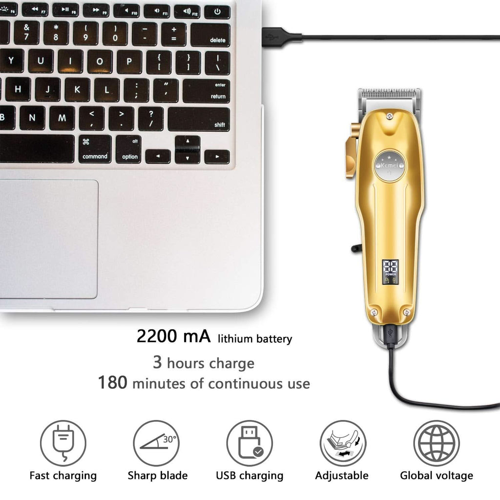 TrimMaster Pro 3 Tagliacapelli e Rasoio 3 in 1 per Precisione Professionale | Temsk
