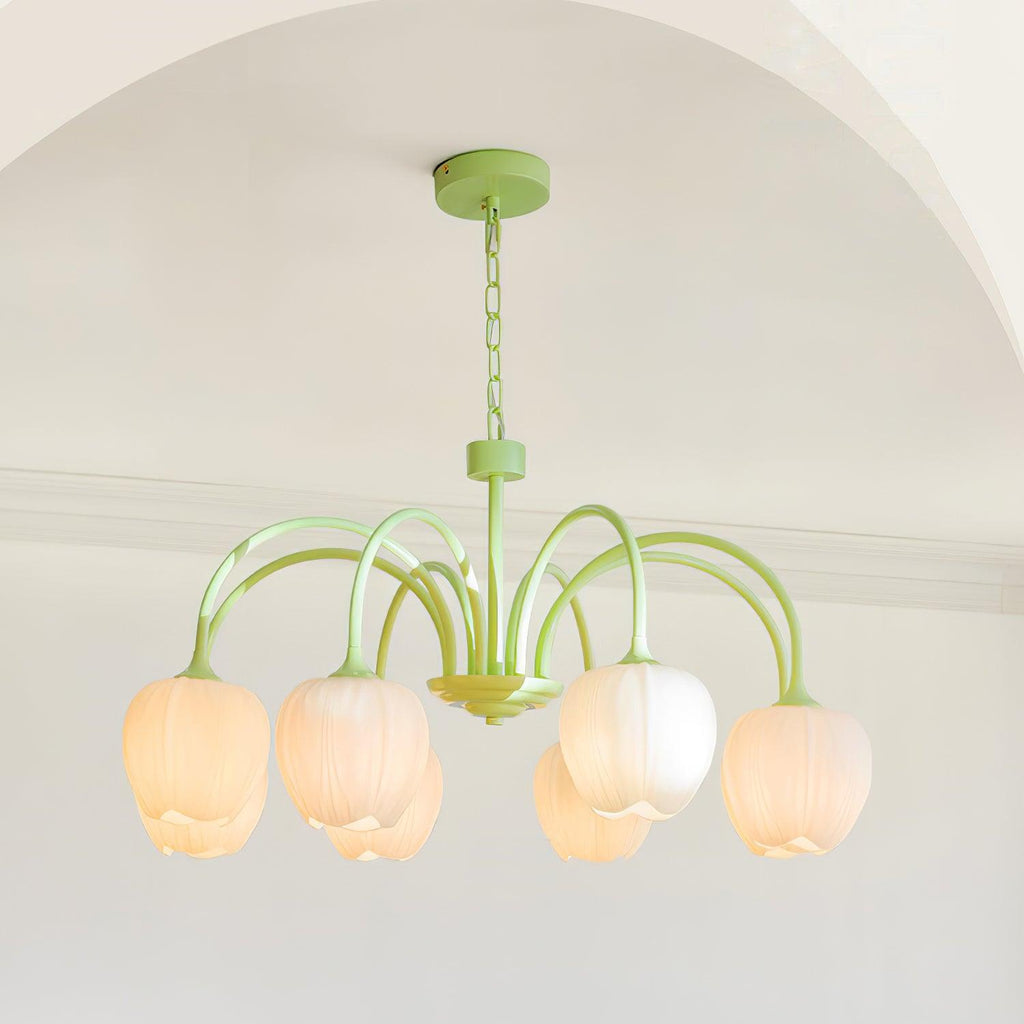 Aurelo lustr inspirovaný tulipánem v klidných tónech | Snurv | Temsk