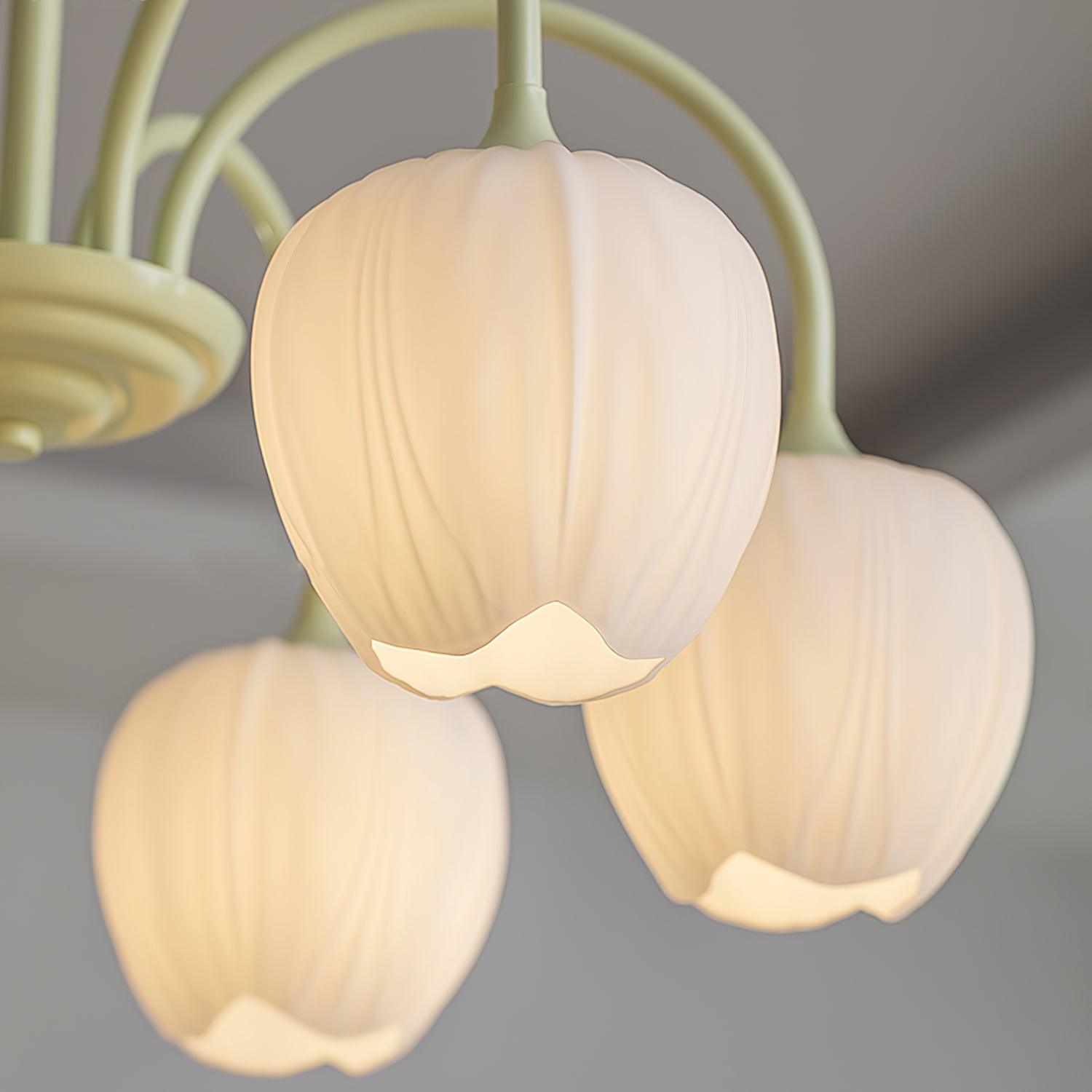 Aurelo lustr inspirovaný tulipánem v klidných tónech | Snurv | Temsk