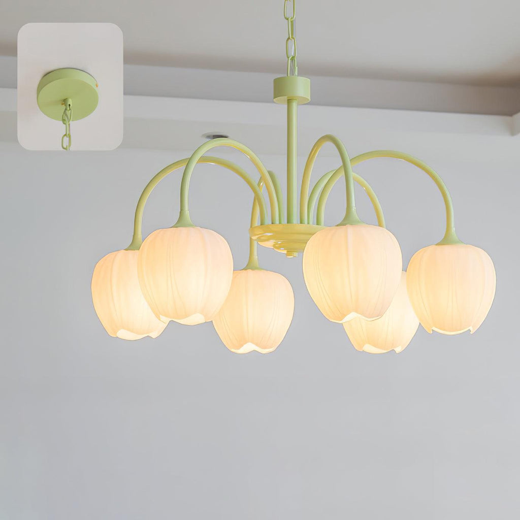 Aurelo lustr inspirovaný tulipánem v klidných tónech | Snurv | Temsk