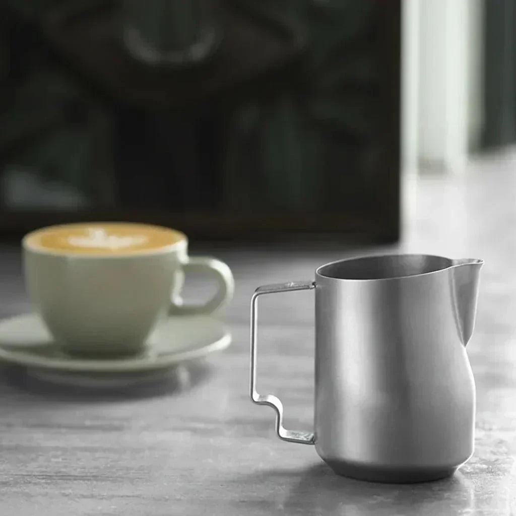 FrothFlow Stainless Steel Milk Jug for Even Milk Foam and Pouring | Temsk