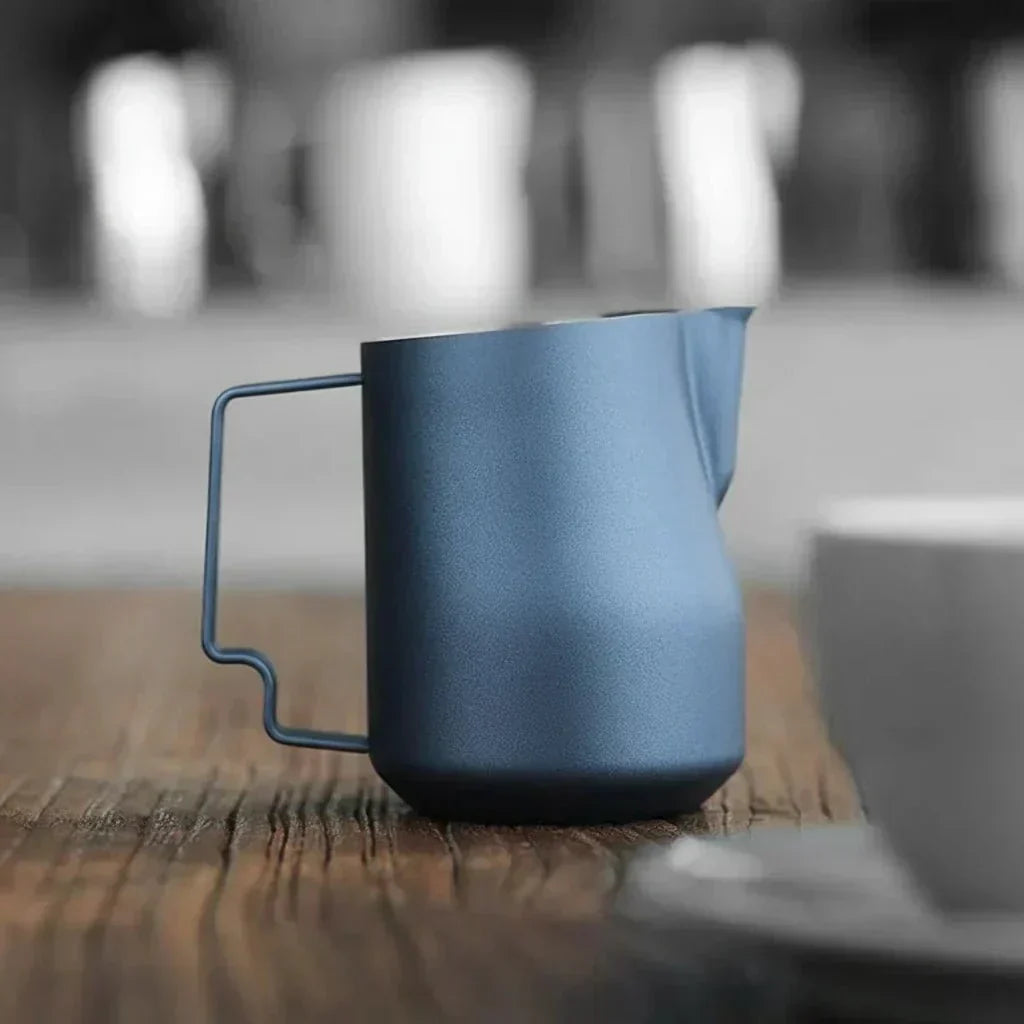 FrothFlow Stainless Steel Milk Jug for Even Milk Foam and Pouring | Temsk